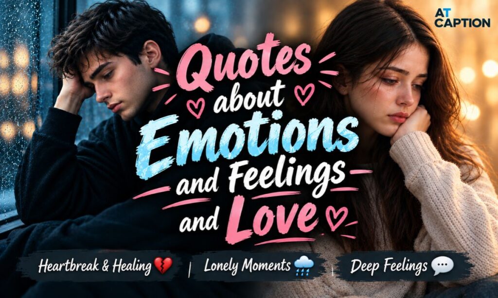 Quotes about emotions and feelings and love
