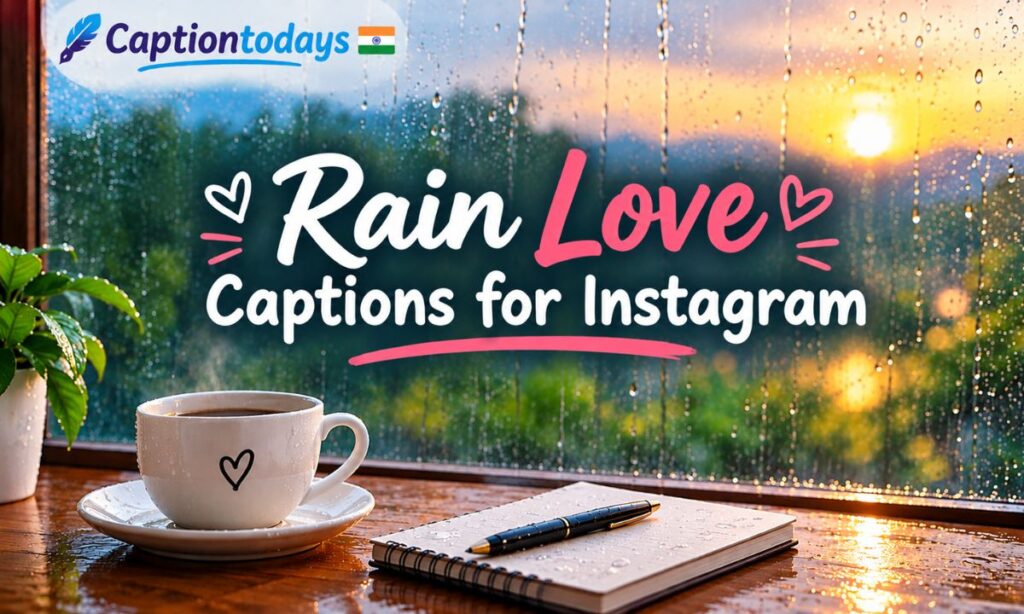_ Rain Love Captions for Instagram