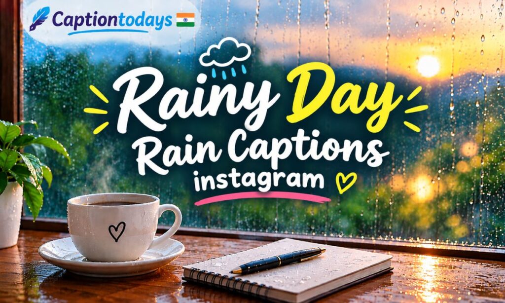 Rainy day rain captions instagram