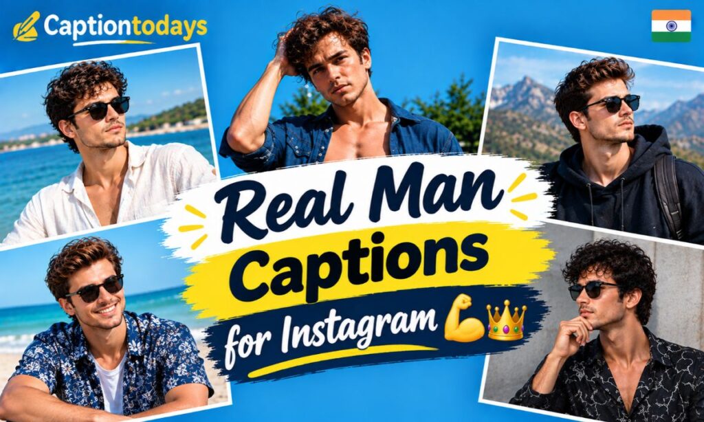 _ Real Man Captions for Instagram 💪👑