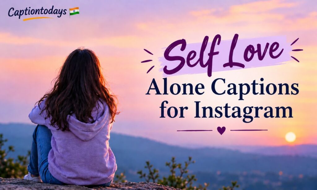 Self Love Alone Captions for Instagram