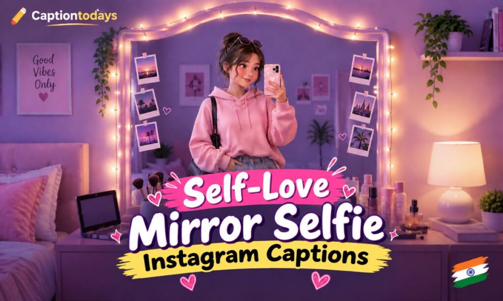 Self-Love Mirror Selfie Instagram Captions