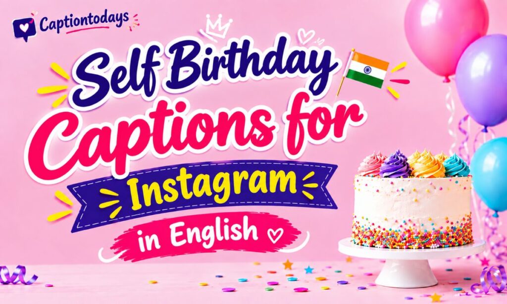 Self birthday Captions for instagram in english