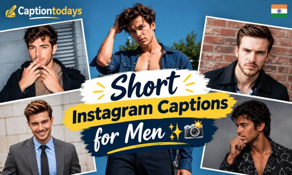 _Short Instagram Captions for Men ✨📸
