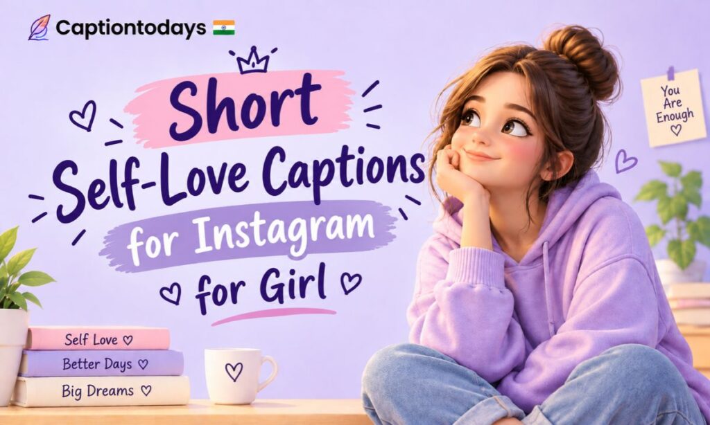 Short self-love captions for Instagram for girl