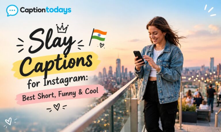 Slay Captions for Instagram_ Best Short, Funny & Cool