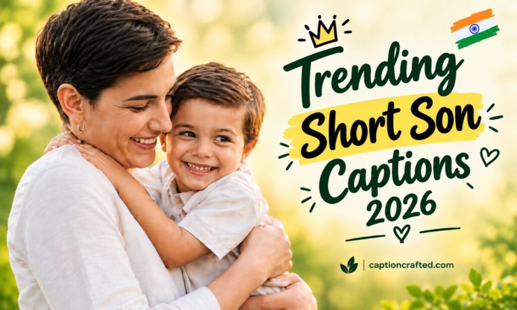 Trending Short Son Captions 2026