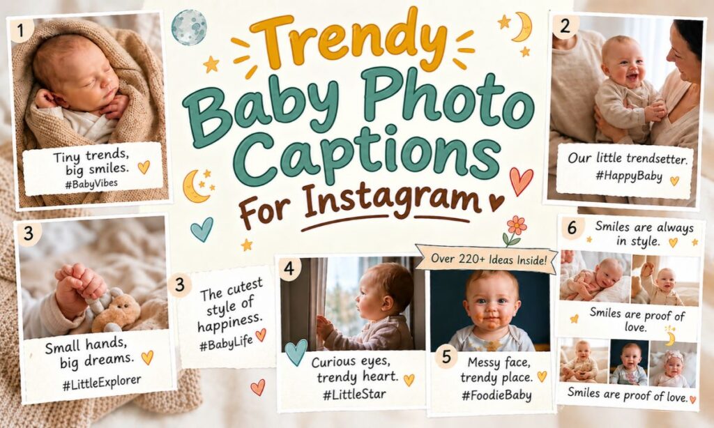 Trendy Baby Photo Captions For Instagram
