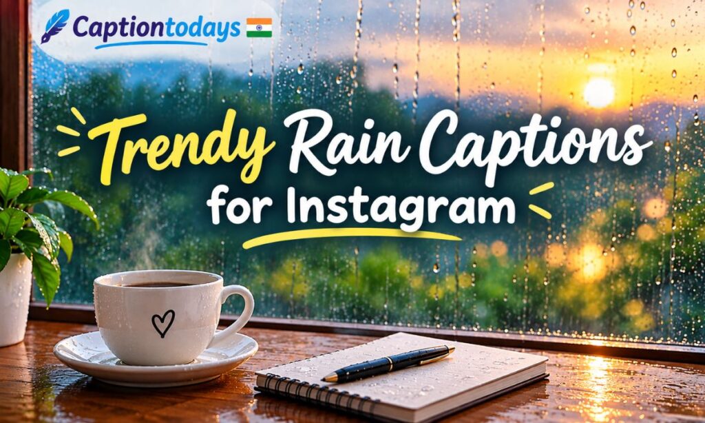 Trendy Rain Captions for Instagram