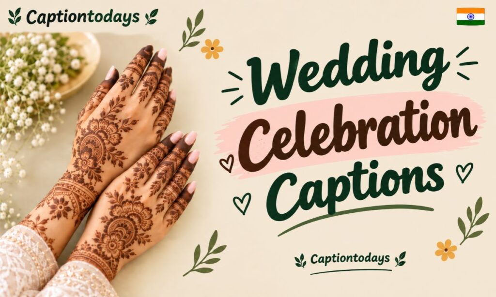 Wedding Celebration Captions