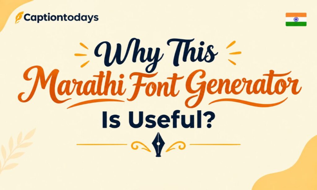 Why This Marathi Font Generator Is Useful_