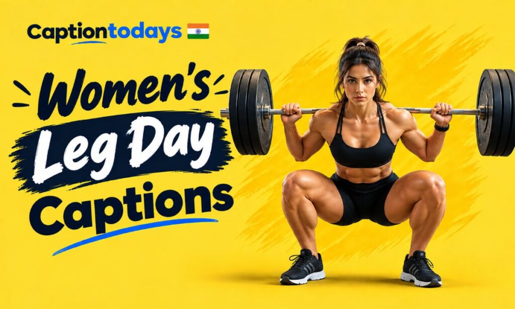 Women’s Leg Day Captions