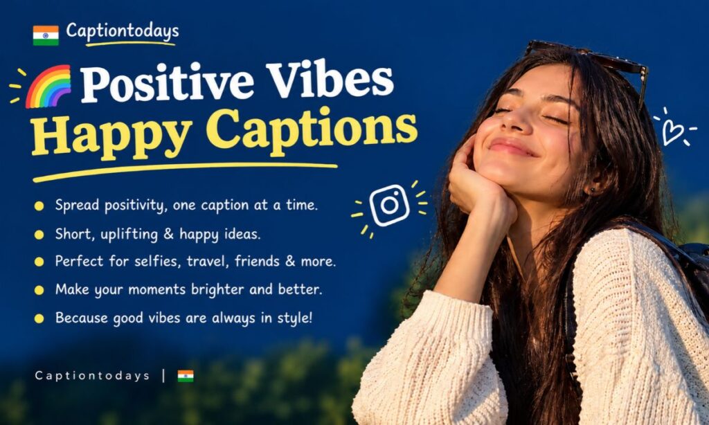 🌈 Positive Vibes Happy Captions