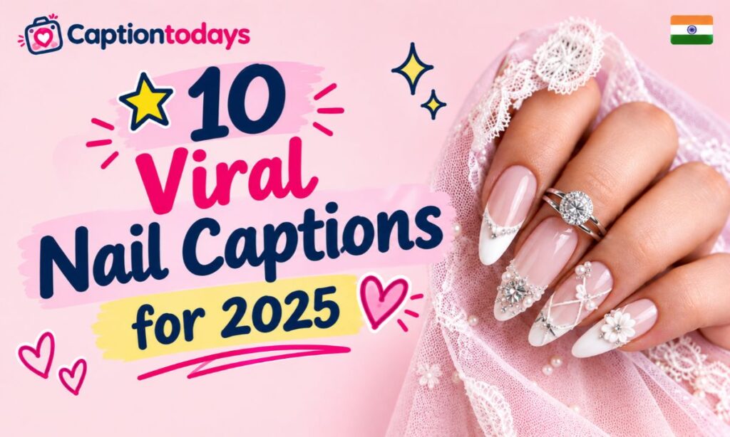 🌟10 Viral Nail Captions for 2025