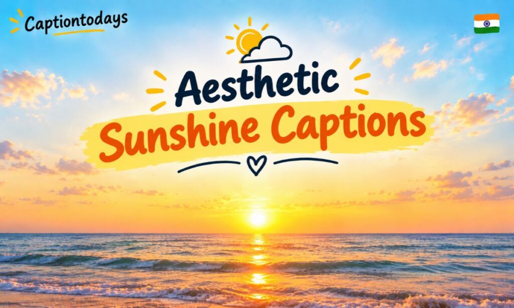 🌤️ Aesthetic Sunshine Captions