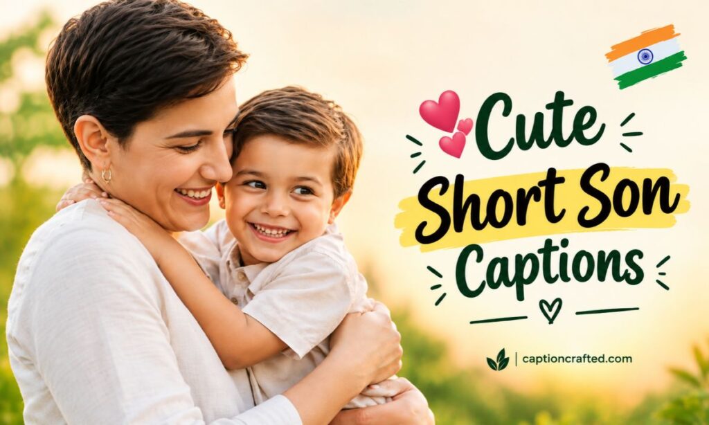💕 Cute Short Son Captions