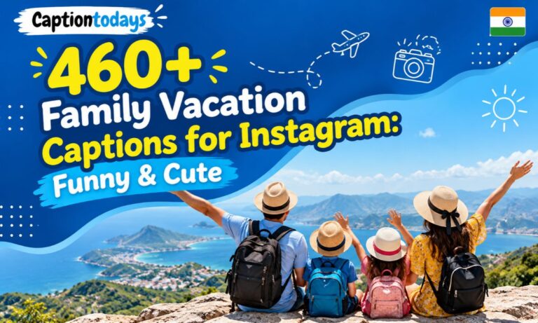 460+ Family Vacation Captions for Instagram_ Funny & Cute