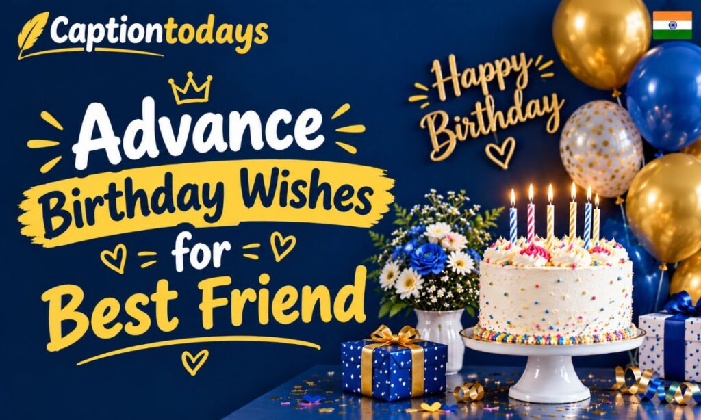 Advance Birthday Wishes for Best Friend