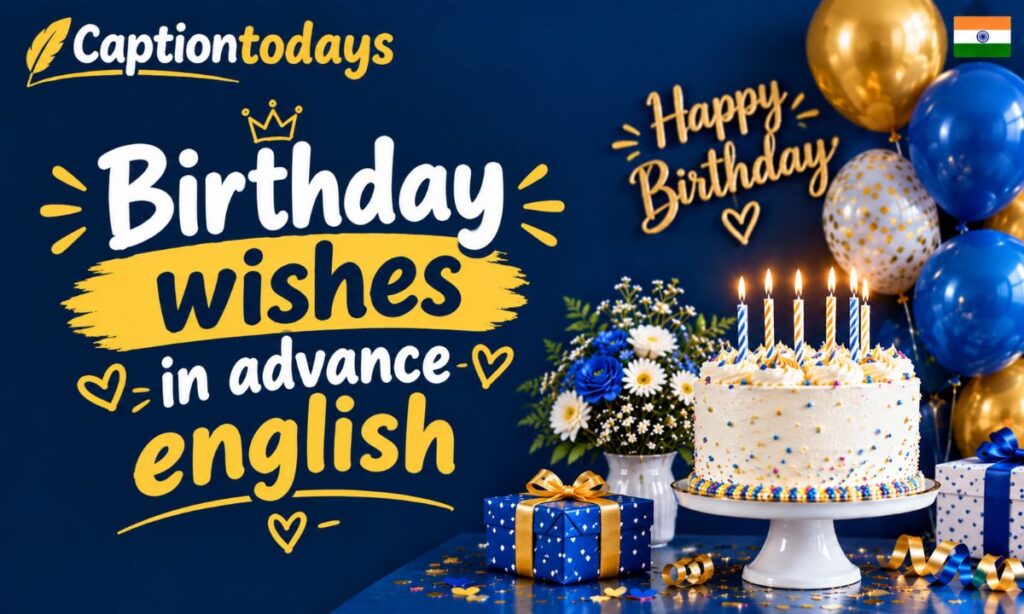 Birthday wishes in advance english