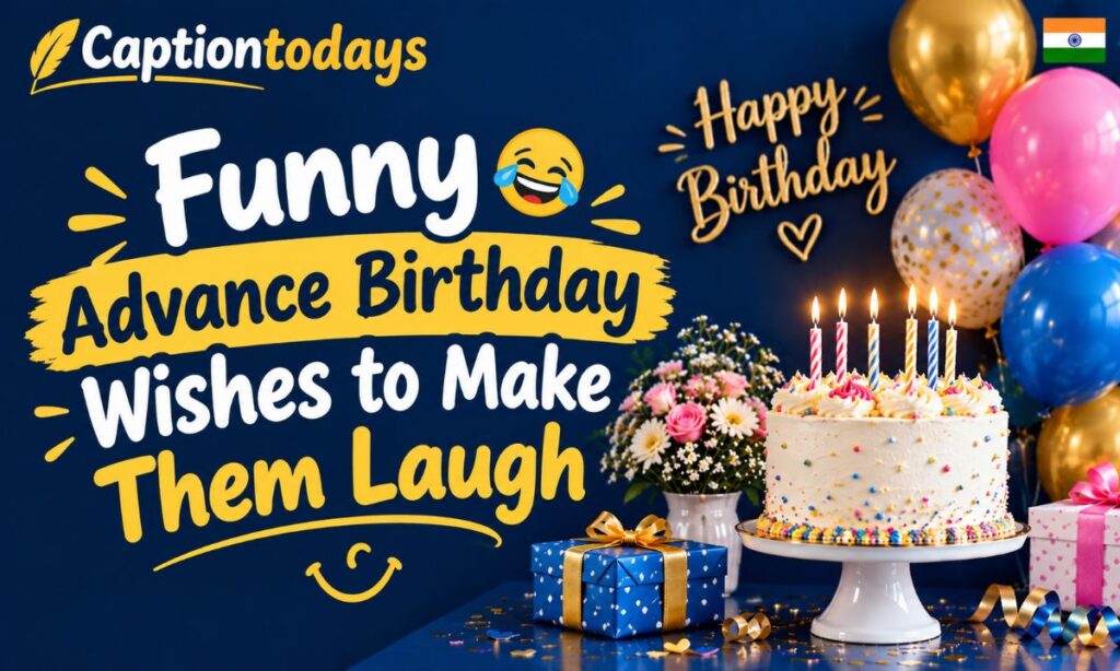 Funny Advance Birthday Wishes to Make Them Laugh