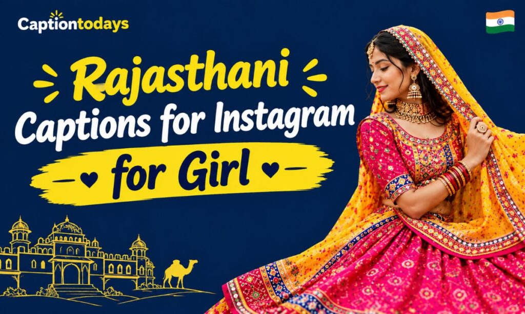 Rajasthani captions for Instagram for girl